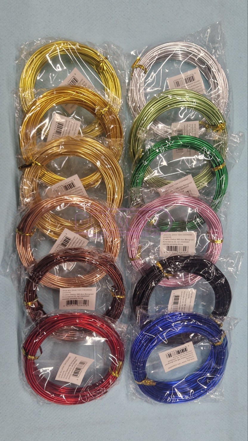 šarene aluminijumske žice