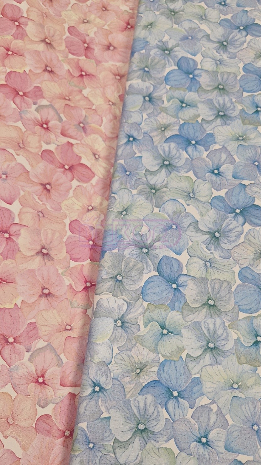 roze i plavi ukrasni papir sa dezenom cveća