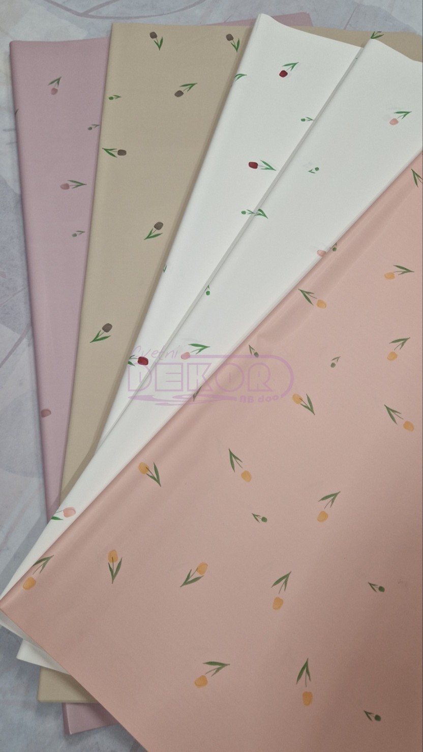 ukrasni papir sa ružama u više boja